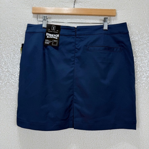PGA Tour Navy Blue Golf Skort Size 10 Stretch Moisture Wicking UPF 50 - Picture 10 of 11